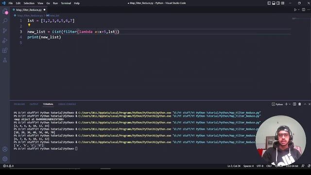 #79:- Map, Filter & Reduce in Python in Hindi | Python Tutorial in Hindi
