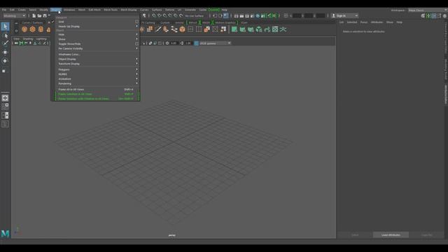 Display ViewCube in Maya