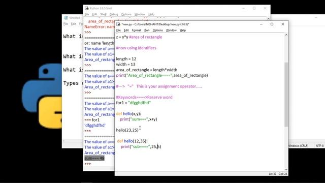 Python Day 2.1-Python Syntax,Basic Coding Fundamentals