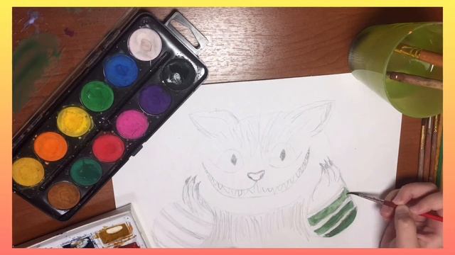 Draw a Cheshire cat! Рисуем Чеширского кота! смотреть онлайн
