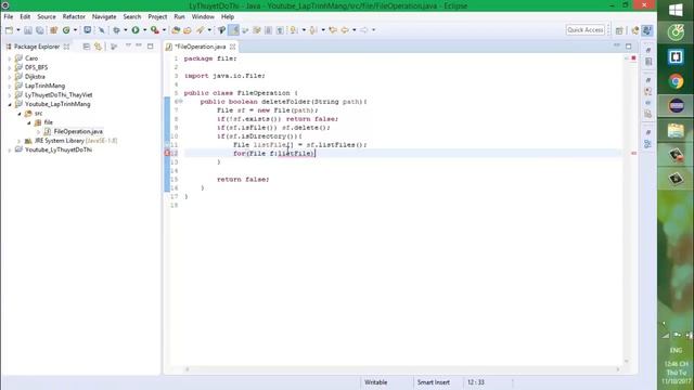 [Lập Trình Mạng] - File Operation Delete Folder Java смотреть онлайн