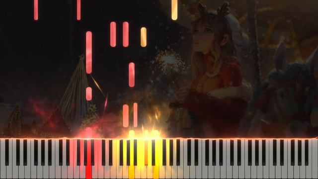 Everlasting Snow (Aimer) - Synthesia / Piano Tutorial смотреть онлайн