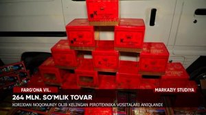 Xorijdan noqonuniy olib kelingan pirotexnika vositalarini aniqlandi