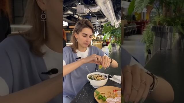 Пробуем блюда на Foodmarket, Краснодар! Суп Фо Бо.