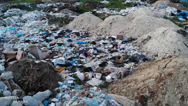 Незаконная свалка в Самаре / 10 июня 2021г / природа и горы мусора / город Самара смотреть онлайн