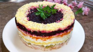 Этот праздничный салат покорил нас своей простотой и вкусом! Салат к праздничному столу.