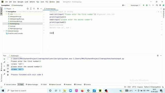 How to take input from keyboard in python | Learn Python in Hindi