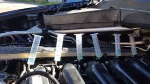 Проверка форсунок на слив в обратку e70 3.0d 2007