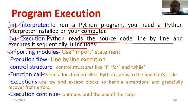 Python Program Execution Explained: Step-by-Step Guide |Contents & structure  of Python Program| VT