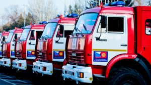 Кыргызстан получил 40 пожарных машин из России