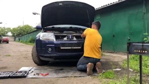 Suzuki Grand Vitara ремонт бампера замена колодок