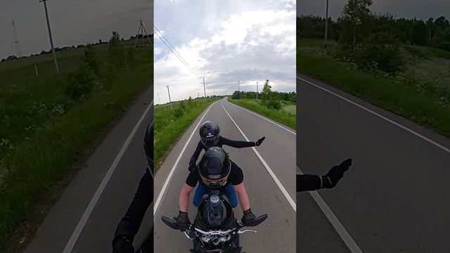 Прокатил на мотоцикле