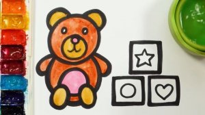 Рисуем фломастерами. Простой милый рисунок. Рисование для детей