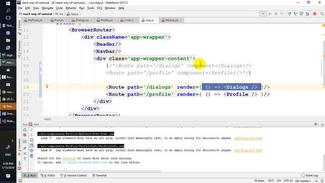 27. Уроки React JS (component vs render, прокидываем props через Route) react курсы бесплатно, 2023 смотреть онлайн