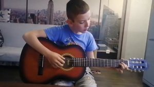 Ехал казак за Дунай на  гитаре