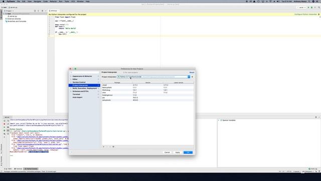 Python Module Install for PyCharm CE ver 2019.1