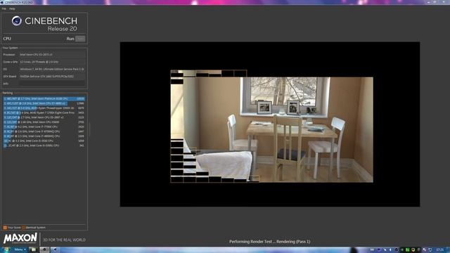 Intel Xeon E5-2673 v3 in Cinebench R15 & R20 смотреть онлайн