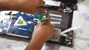 Disassemble replacement HDD Laptop Acer Aspire E5 571 32EG E5 531 series