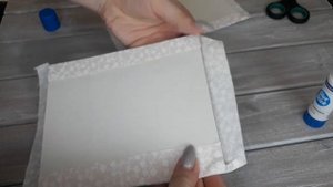 DIY Мягкая тканевая открытка // Скрапбукинг