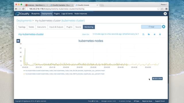 Deploying a Kubernetes cluster with auto-heal and auto-scale on OpenStack using Cloudify