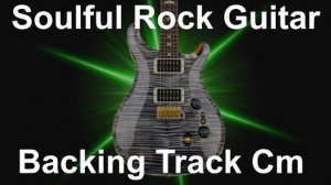 Soulful Rock Ballad Guitar Backing Track C Minor