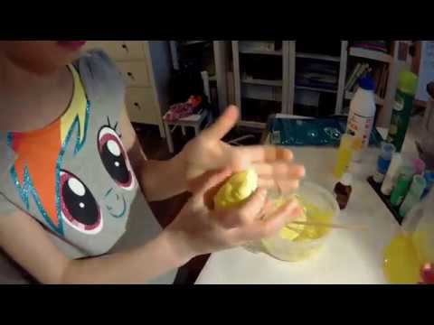 Лизун из ПВА, самый простой рецепт. смотреть онлайн