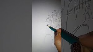 Разминка. Как быстро нарисовать дерево? Как нарисовать берёзу просто?
