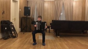 И.С. Бах Ария до-мажор на баяне. Исполняет Арсений Аронов