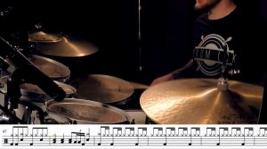 Metallica Drum Cover - Of Wolf And Man (w/Sheet Music)