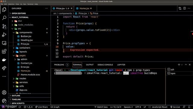 Ep33 - React Props Type смотреть онлайн