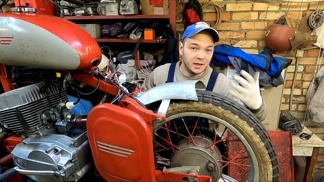 Первый пуск мотора ПОСЛЕ КАПИТАЛЬНОГО РЕМОНТА. Наш собственный проект Ява 638 (Jawa 638) final
