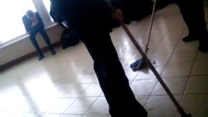 Уборщица в школе))