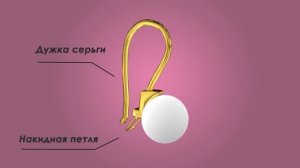 #Красота в деталях. Серьги с французским замком.