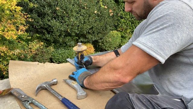 Installing Code 5 Lead Capping To Coping Stones смотреть онлайн