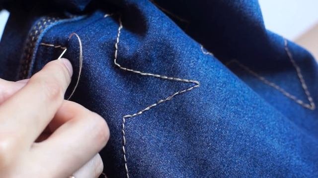 DIY  Jeans Необычные джинсы