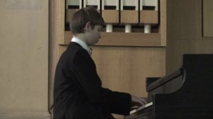 I.-S. Bach. Prelude and Fugue B-dur. Well-tempered clavier, I volume Vitaly Petrov pianist 13 y.o.