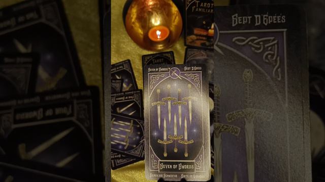 7 Мечей обзор и значение карт Таро Liza Parker "Taro Familiars", #Аркан7 sevenofswords#