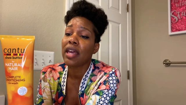Cantu Shea Butter Natural Hair Co-Wash First Use| Expectations & Concerns #NaturalHairRockstar 1/5
