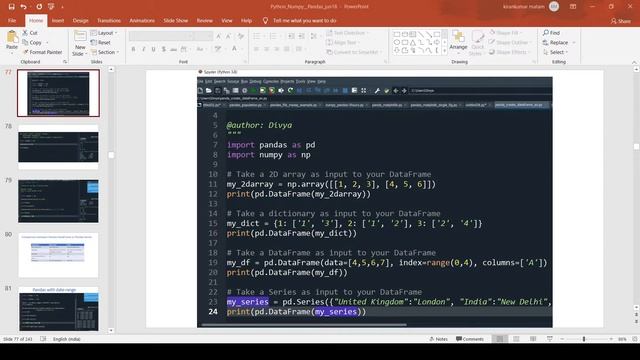 Python pandas