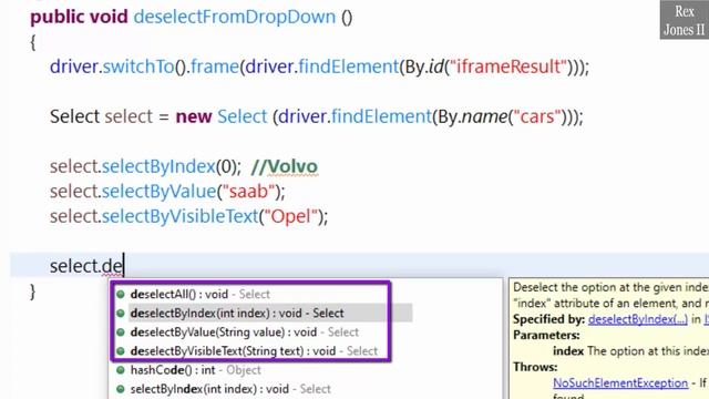 ✔ Deselect Values: How To Handle Drop Downs | (Video 85)