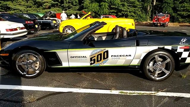 2008 BLACK CHEVROLET CORVETTE CONVERTIBLE OFFICIAL INDIANAPOLIS PACE CAR 6 SPEED MANUEL SHIFT смотреть онлайн