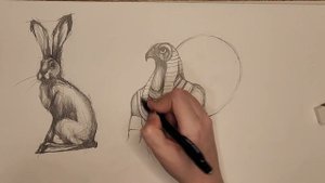 HOW TO DRAW THE SUN GOD RA!!! КАК НАРИСОВАТЬ БОГА СОЛНЦА РА!!!