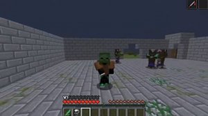 ЗАЩИТА ЗАМКА ЗОМБИ ОТ РЫЦАРЕЙ В МАЙНКРАФТ|ЗАЩИТА ЗАМКА В МАЙНКРАФТЕ