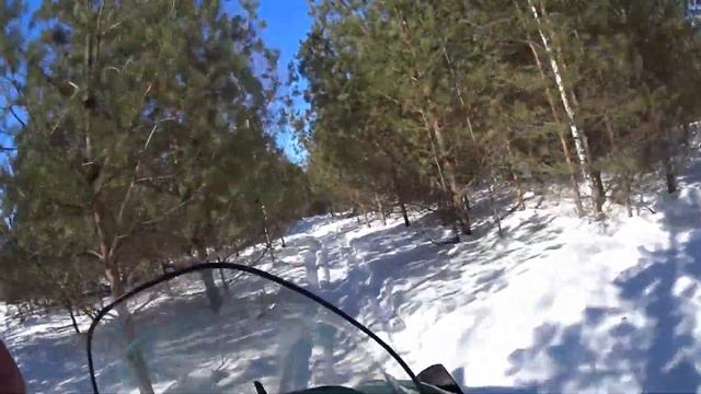 Катаемся весной на снегоходах. смотреть онлайн