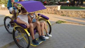 Пассажирская рикша, Велорикша, Пассажирский велосипед, Велотакси pedicab, riksha
