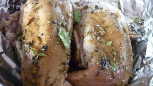 Язык свиной в духовке