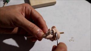 Мастер-класс Баба Яга из полимерной глины ч.1 Голова Polymer clay Tutorial Russian Witch part 1