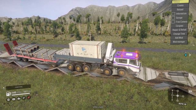 4k - Azov 73210 AGL - SnowRunner Mod Showcase (All Gameplay, No Commentary) - Proving Grounds