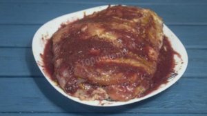 Свиной окорок в фольге в духовке