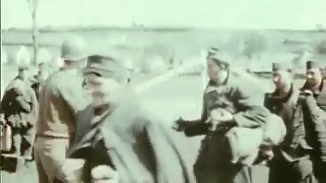 Американцы встретились с советскими солдатами. 1945 год